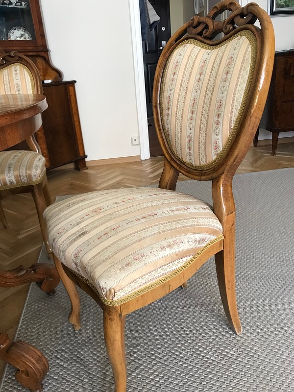Bieder székek felújítás előtt